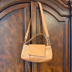 Hammitt VIP Satchel - Almond Tan/Brushed Silver